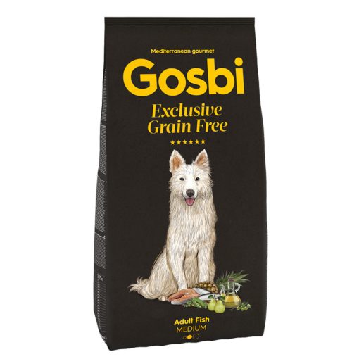 Gosbi Exclusive Grain Free Fish Medium 12 kg