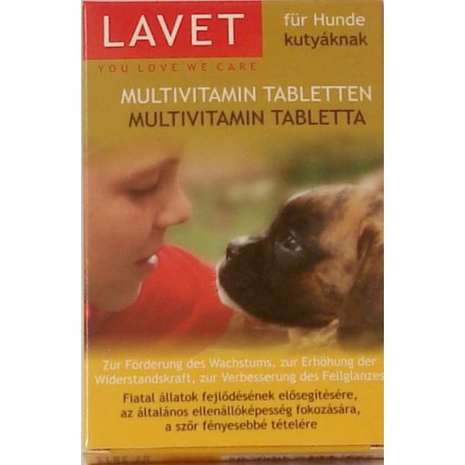 Lavet multivitamin tabletta kutyáknak 50 db