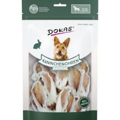 Dokas szárított szőrös mini nyúlfül kutyáknak 100 g