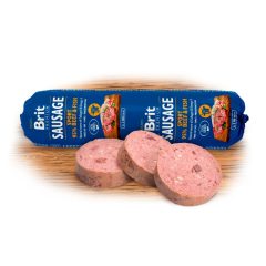 Brit Premium Sausage Sport kutyaszalámi marha & hal 800 g