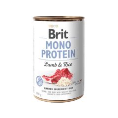 Brit Mono Protein konzerv bárány & barnarizs 400 g