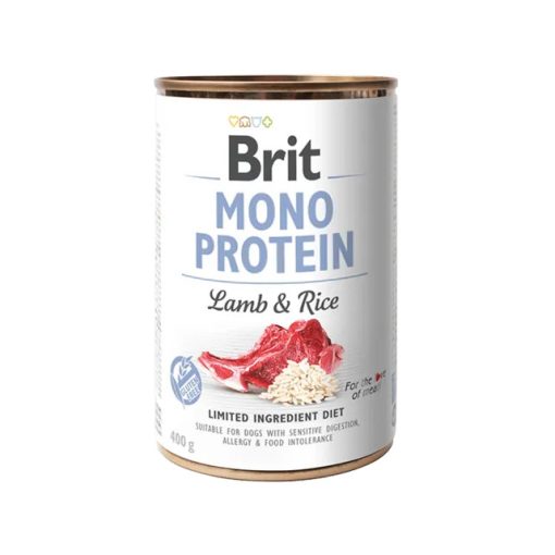 Brit Mono Protein konzerv bárány & barnarizs 400 g