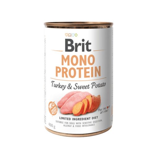 Brit Mono Protein konzerv pulyka, édesburgonya 400 g