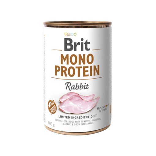 Brit Mono Protein konzerv nyúl 400 g