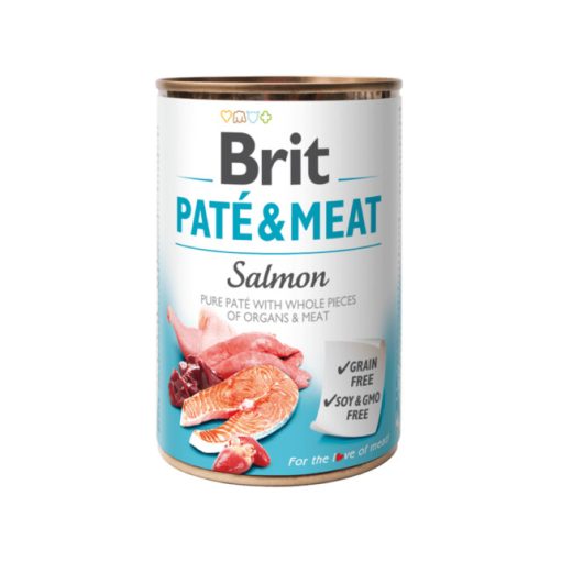 Brit Paté & Meat konzerv lazac 400 g