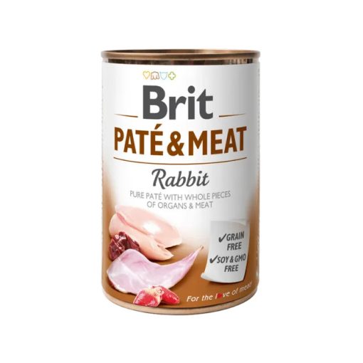 Brit Paté & Meat konzerv nyúl 400 g