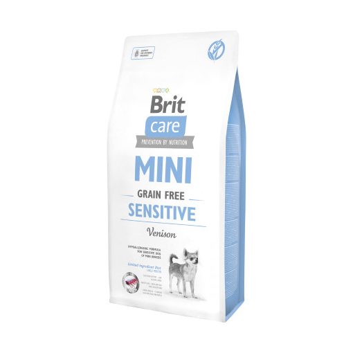 Brit Care Mini Grain Free Sensitive Adult Venison kistestű szenzitív felnőtt | szarvas 7 kg