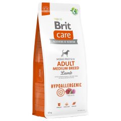   Brit Care Dog Hipoallergén Adult Medium Breed Lamb & Rice | bárány & rizs 12 kg