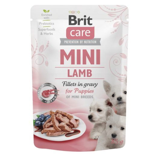 Brit Care Mini Puppy bárányfilé mártásban kistestű kölyökkutyák részére 85 g