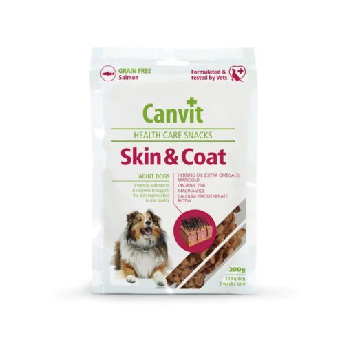 Canvit Skin & Coat félszáraz jutalomfalat | szőrzet erősítésére 200 g