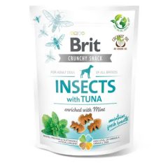   Brit Care Crunchy Snack Insects with Tuna ropogós falatok | mentával dúsított rovar és tonhal 200 g