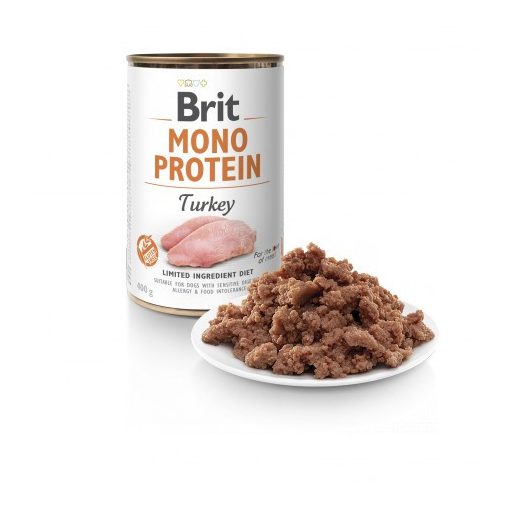 Brit Mono Protein konzerv pulyka 400 g
