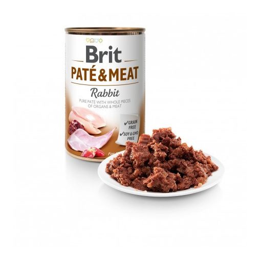 Brit Paté & Meat konzerv nyúl 400 g