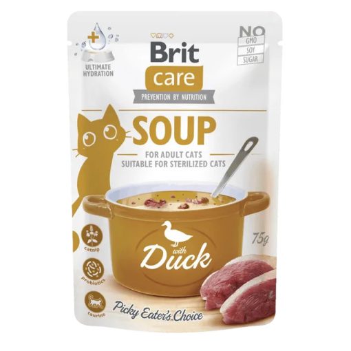 Brit Care Cat kacsás leves macskáknak 75 g