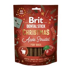   Brit Dental Stick Christmas karácsonyi almás rétes fogápoló stick 7db/csomag