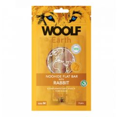   Woolf Earth Noohide Flat Bar nyúlhúsos kollagénlap | M méret 3 db/csomag