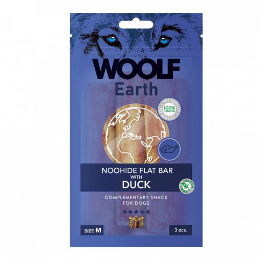 Woolf Earth Noohide Flat Bar kacsahúsos kollagénlap | M méret 3 db/csomag