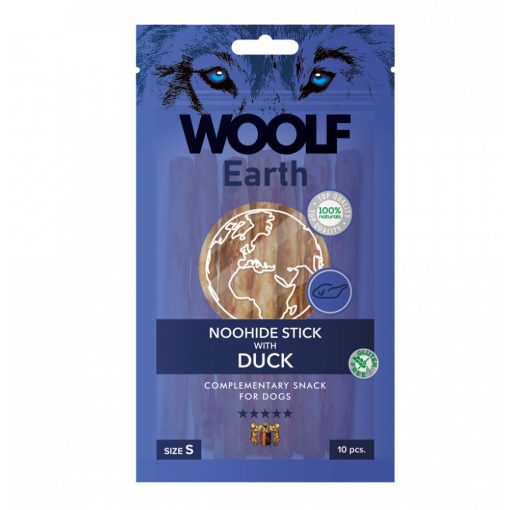 Woolf Earth Noohide Stick kacsahúsos kollagénrúd | S méret 10 db/csomag