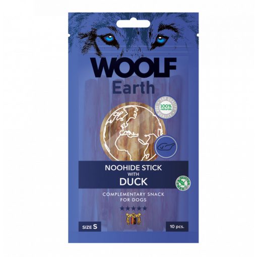 Woolf Earth Noohide Stick kacsahúsos kollagénrúd | S méret 10 db/csomag