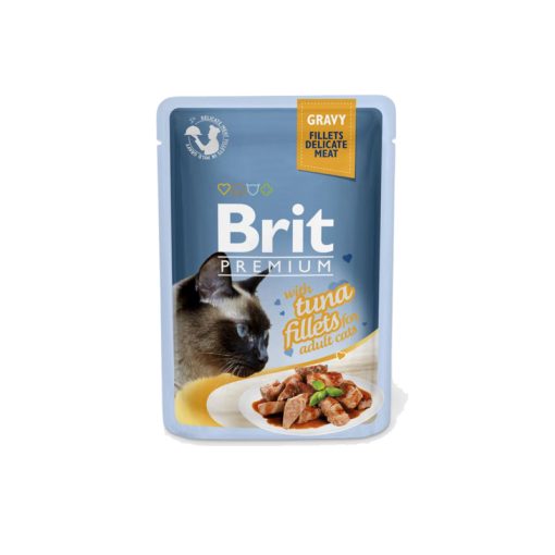 Brit Premium Gravy szaftos tonhalfilé felnőtt macskáknak 85 g