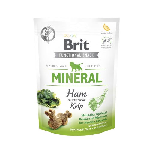 Brit Care Functional Snack Mineral félnedves falatok | tengeri moszattal dúsított sonka 150 g