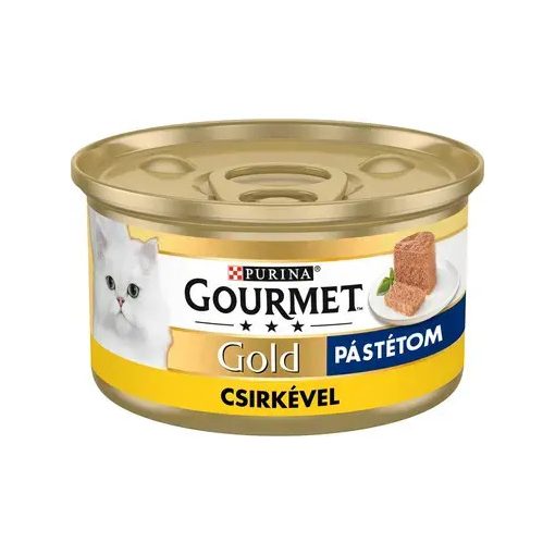 Gourmet Gold Pástétom csirkével nedves macskaeledel 85 g