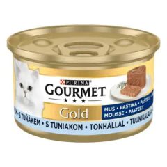 Gourmet Gold Pástétom tonhallal nedves macskaeledel 85 g