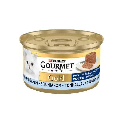 Gourmet Gold Pástétom tonhallal nedves macskaeledel 85 g