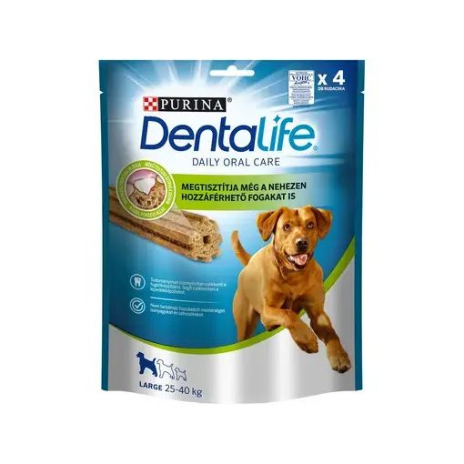 Dentalife fogápoló jutalomfalat nagytestű kutyáknak 4 db