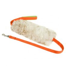 Zayma Craft agility póráz valódi  birkaszőr játékkal - 150 cm