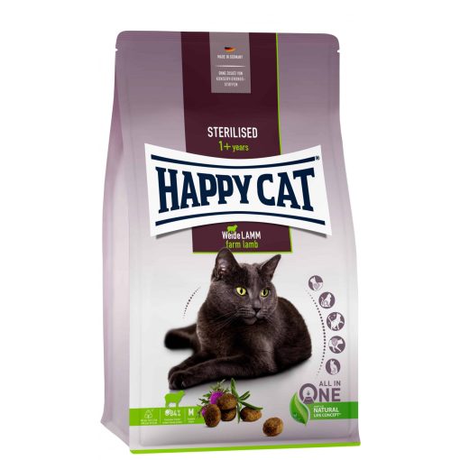 Happy Cat Sterilised Weide Lamm ivartalanított macskák részére | bárányos 4 kg