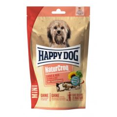   Happy Dog Natur-Croq Mini Snack Lachs jutalomfalat | lazacos 100 g