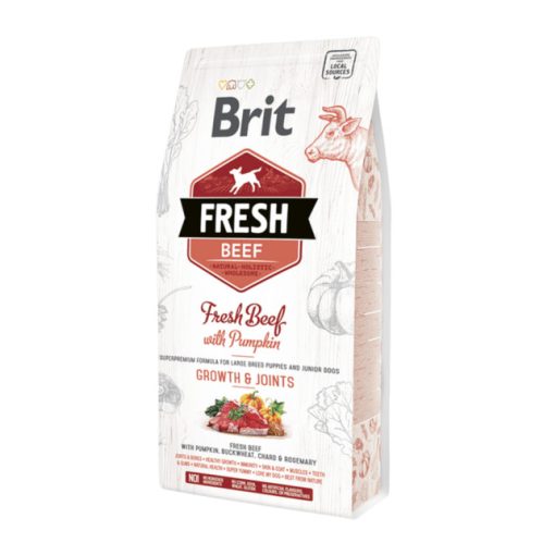 Brit Fresh Dog Puppy Large Breed Beef & Pumpkin nagytestű kölyök | marha & sütőtök 2,5 kg