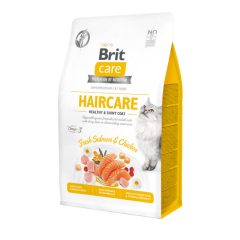   Brit Care Cat Haircare Healthy & Shiny Coat száraztáp felnőtt macskák részére lazaccal és csirkével 2 kg