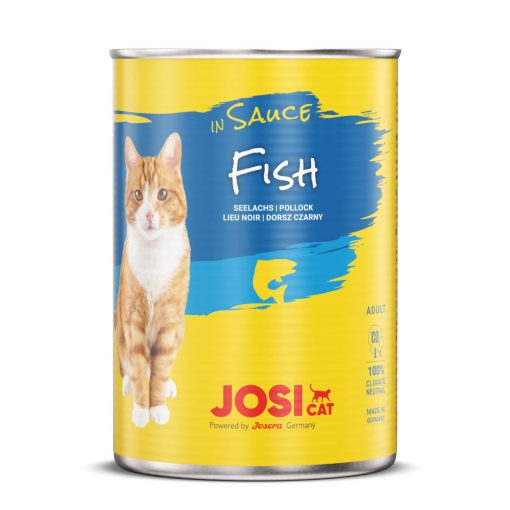 JosiCat Fish in Sauce | hal szószban macskáknak 415 g