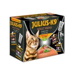   Julius-K9® Special Pack lazac&tonhal, csirke&pulyka menü válogatás szószban macskáknak 12x100 g