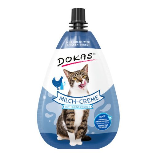 Dokas tejkrém csirkemellel macskáknak 80 g