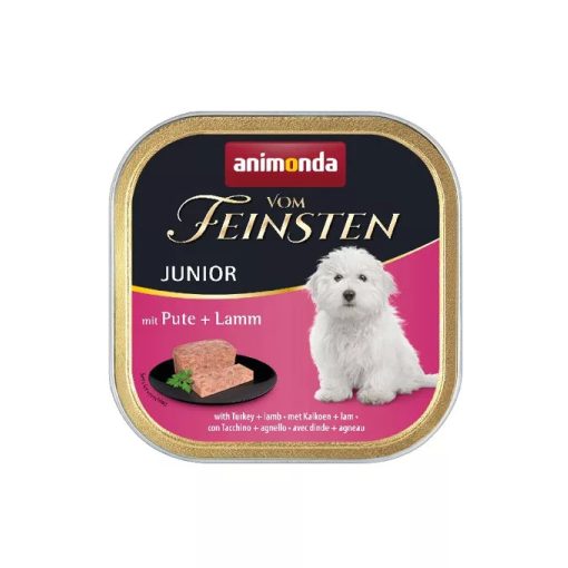 Animonda Vom Feinsten Junior pulyka, bárány pástétom fiatal kutyák részére 150 g