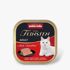   Animonda vom Feinsten Adult marhapástétom burgonyával felnőtt macskáknak 100 g