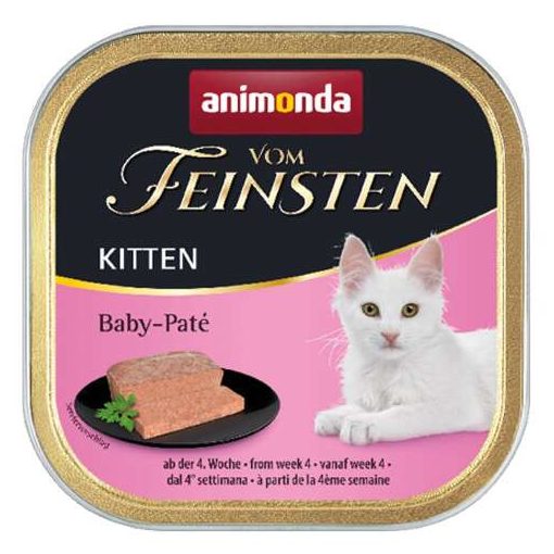 Animonda vom Feinsten Kitten marha, baromfi pástétom kölyökmacskáknak 100 g