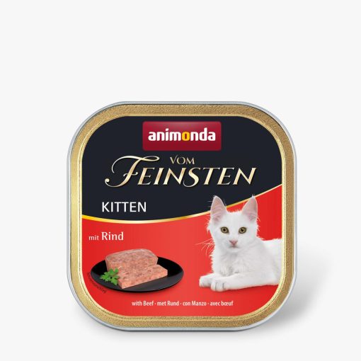 Animonda vom Feinsten Kitten marha pástétom kölyökmacskáknak 100 g