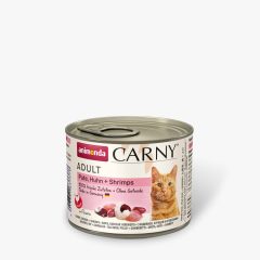   Animonda Carny Adult csirke, pulyka, garnéla konzerv felnőtt macskáknak 200 g
