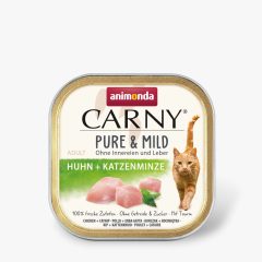   Animonda Carny® Adult Pure & Mild csirke+macskamenta felnőtt macskáknak 100 g