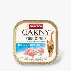   Animonda Carny® Adult Pure & Mild csirke+tőkehal felnőtt macskáknak 100 g
