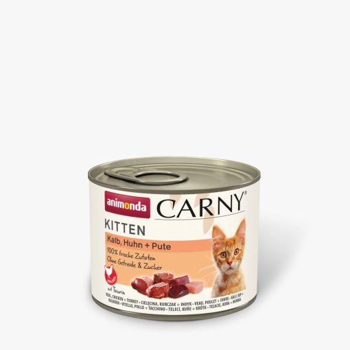 Animonda Carny Kitten borjú, csirke, pulyka konzerv kölyökmacskáknak 200 g