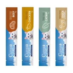   Clever Cat Creamy Mixed krémes jutalomfalat mix cicáknak 4 íz 4 × 15 g
