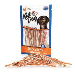 KidDog Duck Slices Carpaccio kacsa csíkok 80 g
