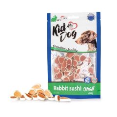 KidDog Rabbit Sushi Small nyúl sushi tőkehallal 80 g