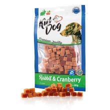 KidDog Rabbit and Cranberries Mini Cubes mini kockák nyúlhússal és áfonyával 80 g