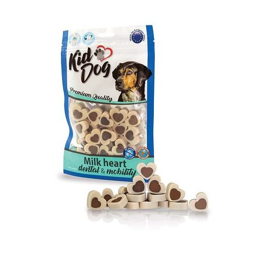 KidDog Milk Heart Dental & Mobility jutalomfalat kutyák részére 80 g